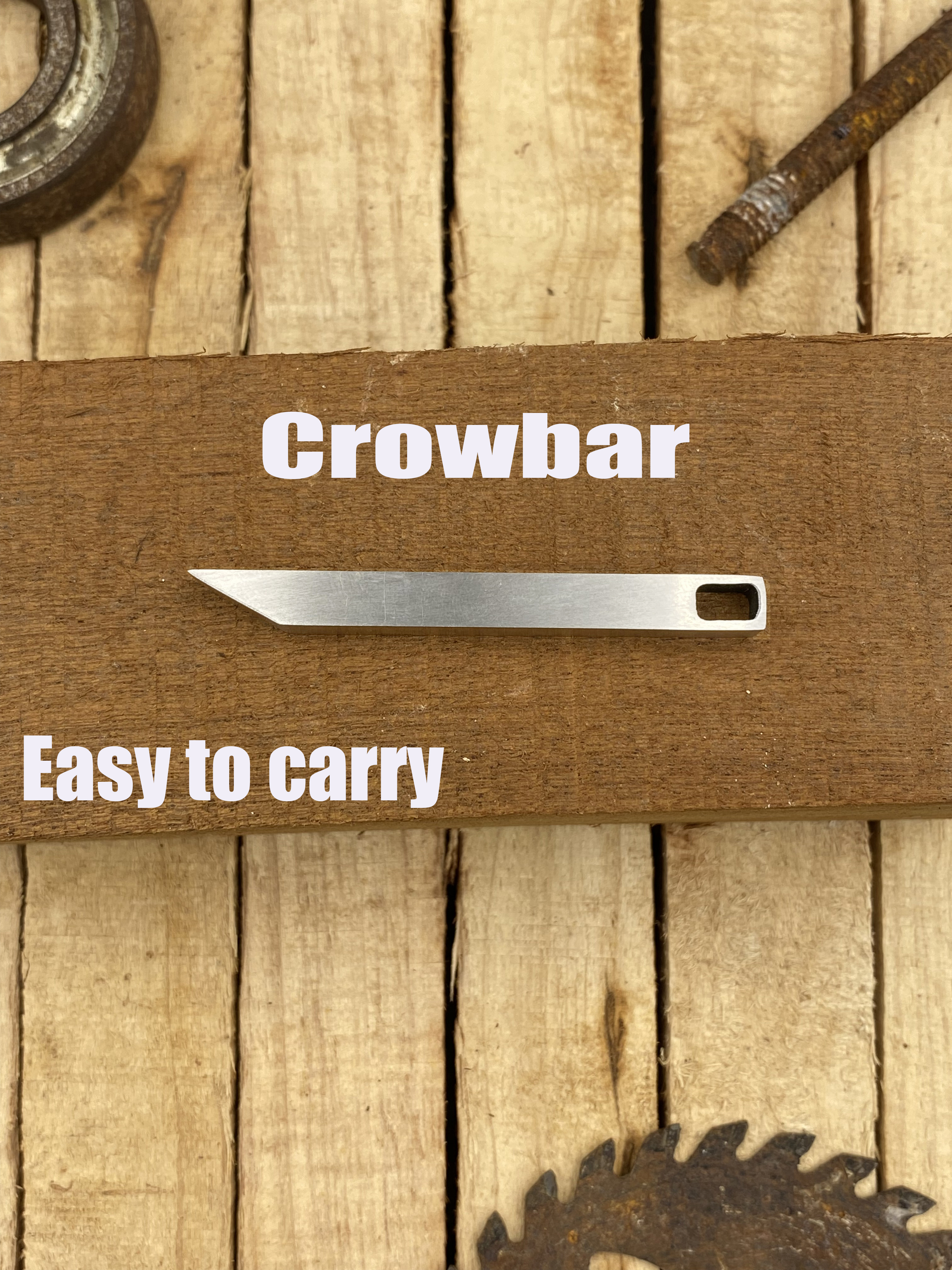 Edc Deep Carry - Edc Pry Bar, Edc Keychain Tool,