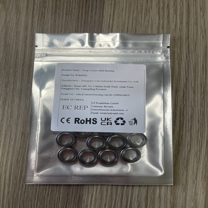 Fidget Spinner Bearing - 10PCS R1810ZZ 7.938x12.7x3.967 mm Ball Bearing