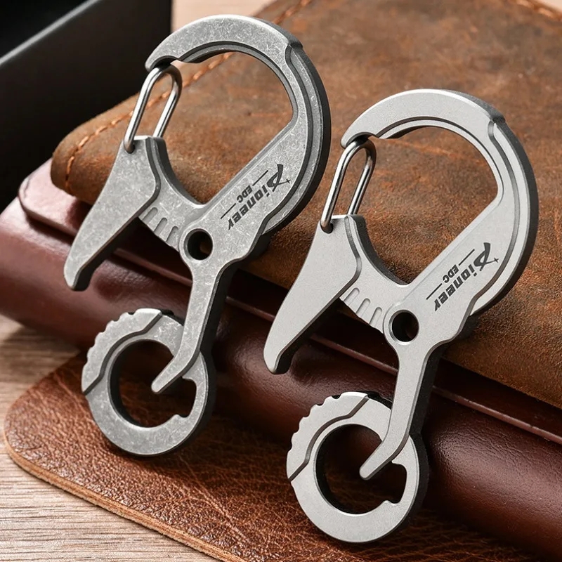 Edc Concealed Carry Belt - Titanium Alloy Keychain Multifunctional Bottle Opener