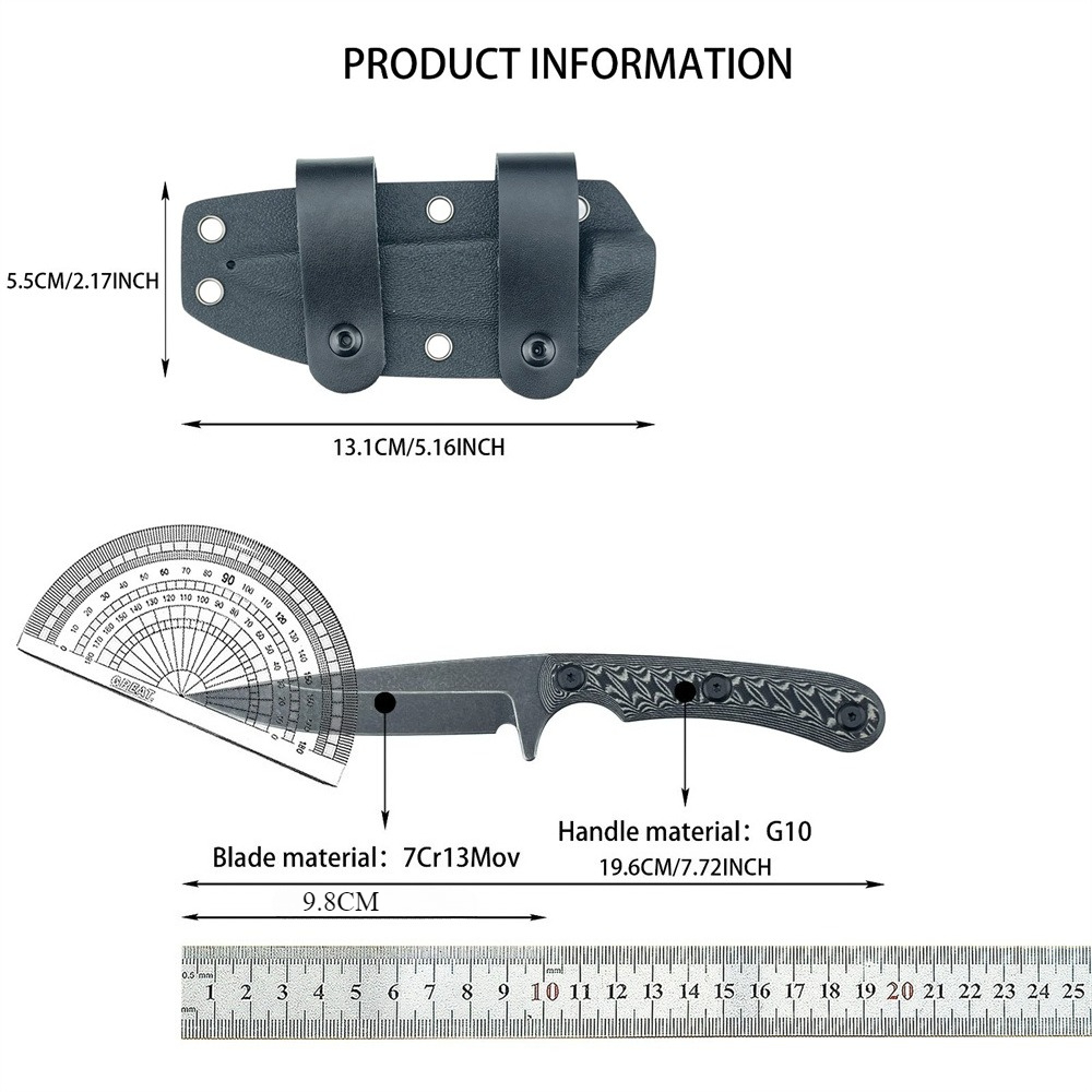 Full Tang Fixed Blade Knives 7 – Edc Carry Fixed Blade Bewertung und Preis