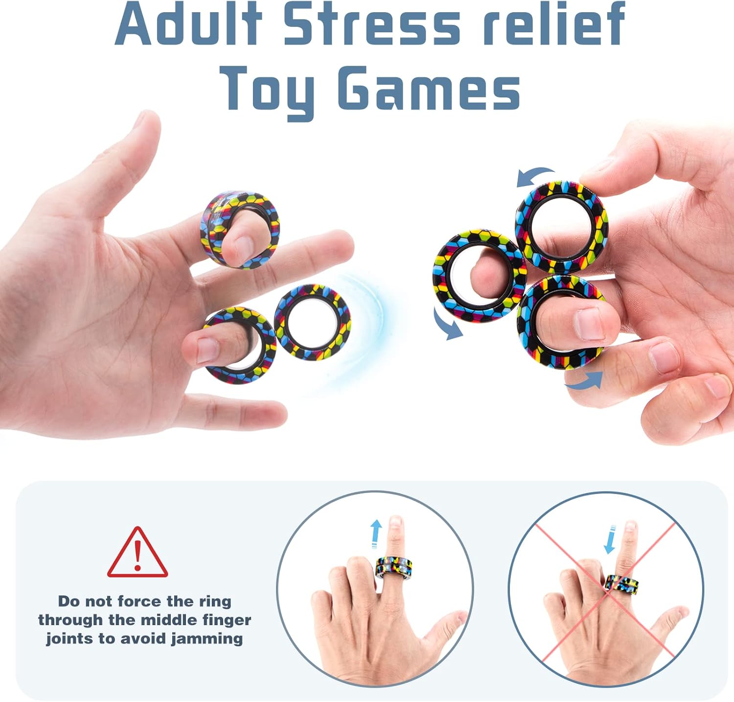 Magnetic Rings Fidget Toy Set  – Fidget Spinner Bearing Bewertung und Preis