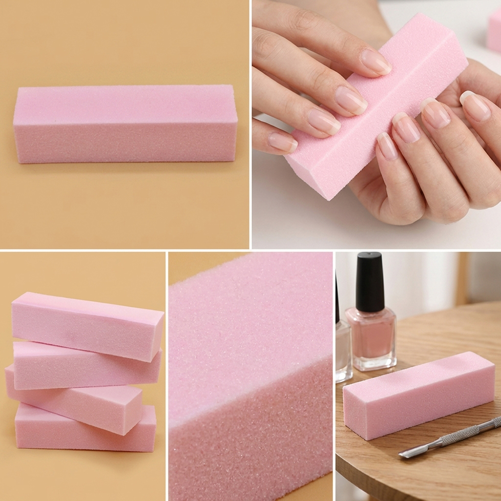 3/5/10pcs Sponge Nail Buffer S – Nail File Titanium Bewertung und Preis