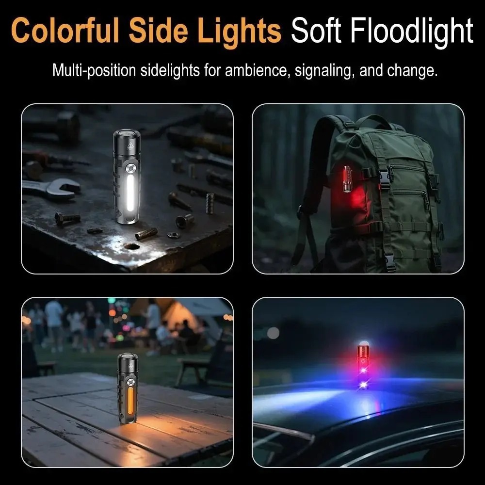 MINI LED Flashlight Type-C Rec – Keychain Flashlight Bewertung und Preis
