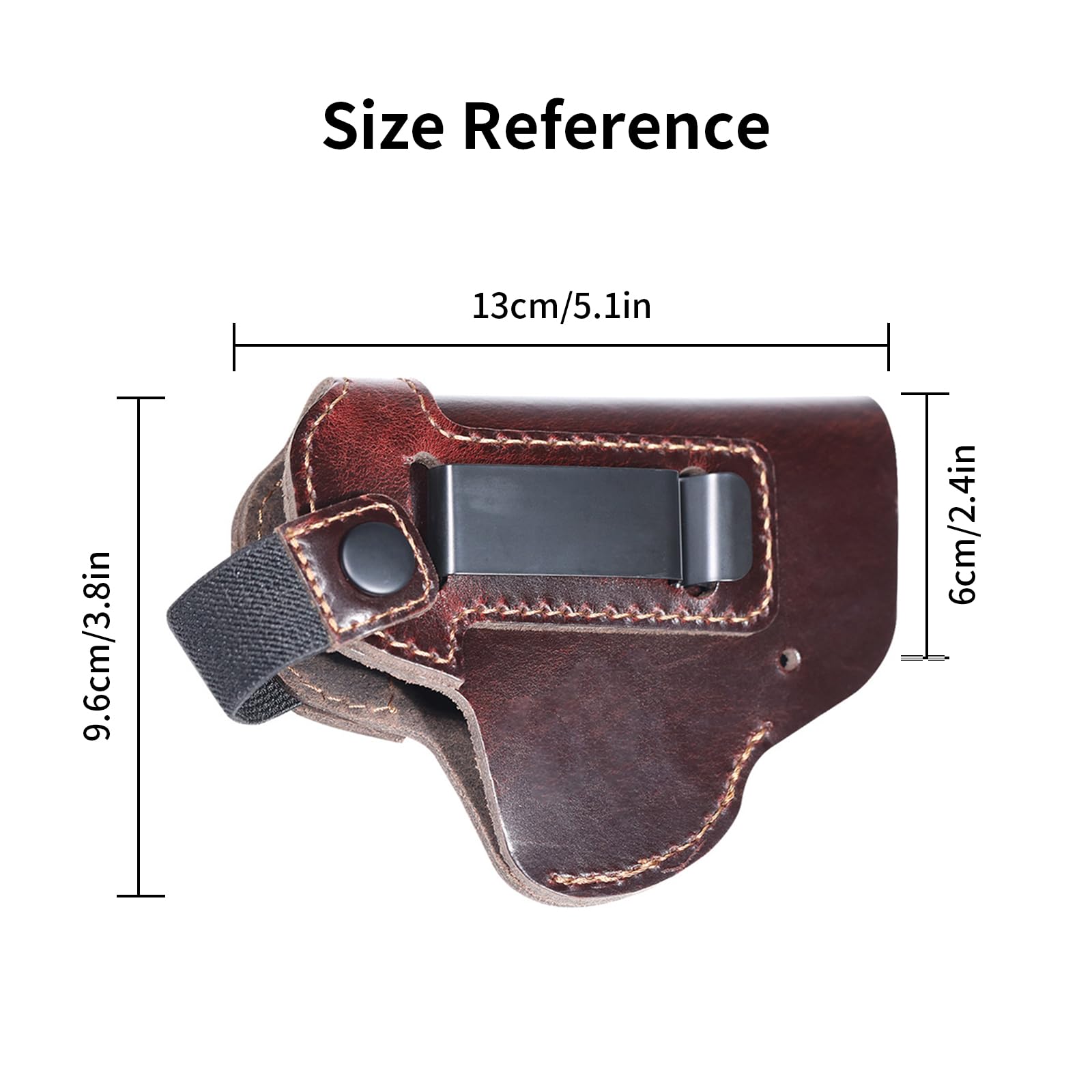 Tactical Leather Concealed Car – Edc Carry Belt Leather Bewertung und Preis