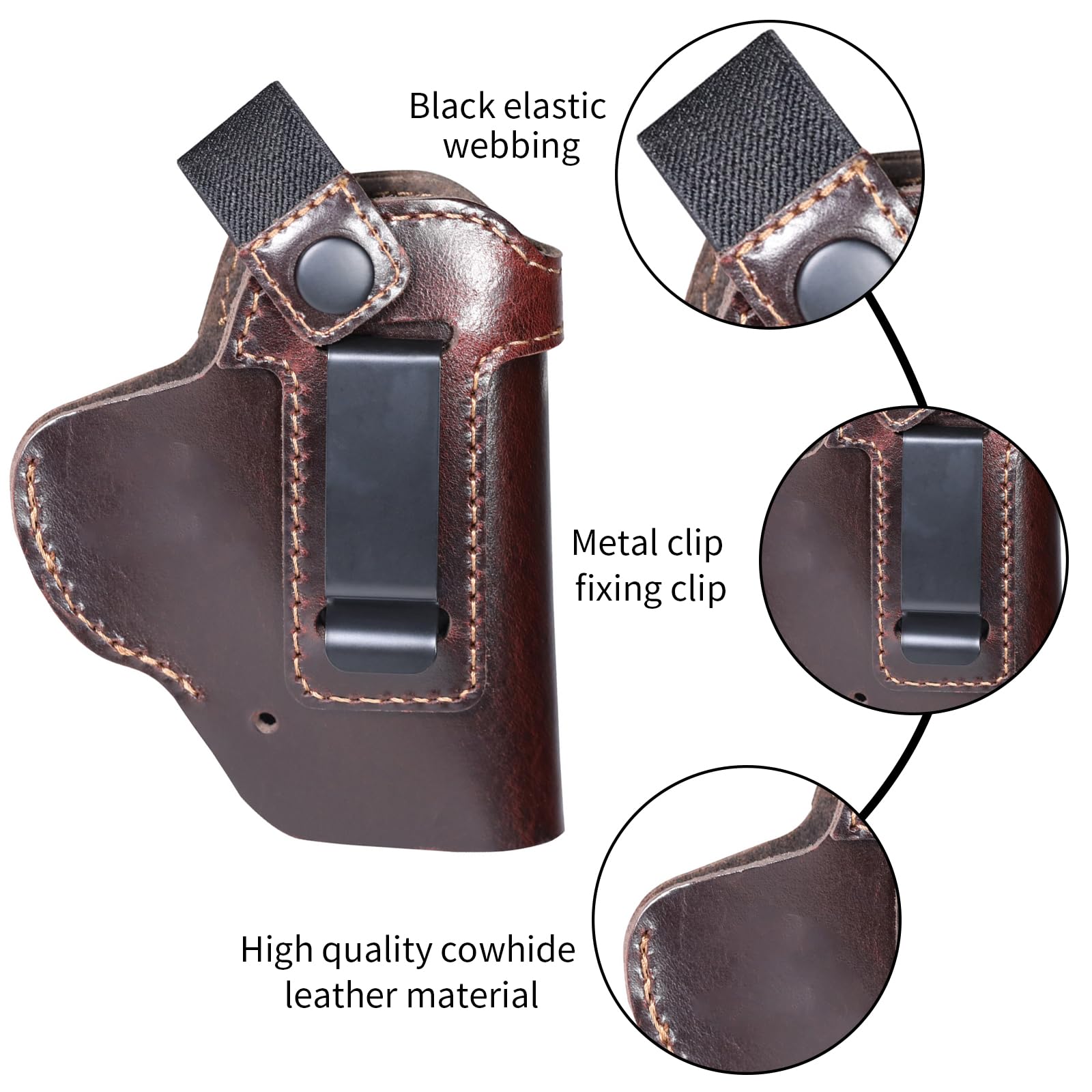 Tactical Leather Concealed Car – Edc Carry Belt Leather Bewertung und Preis