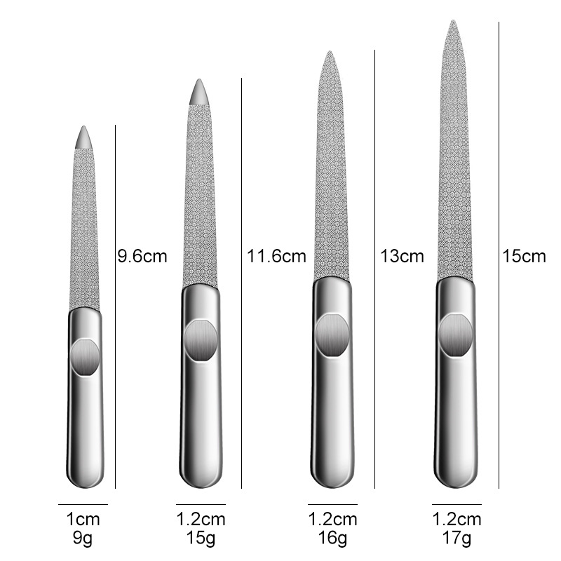 1PCS Professional Stainless St – Nail File Titanium Bewertung und Preis