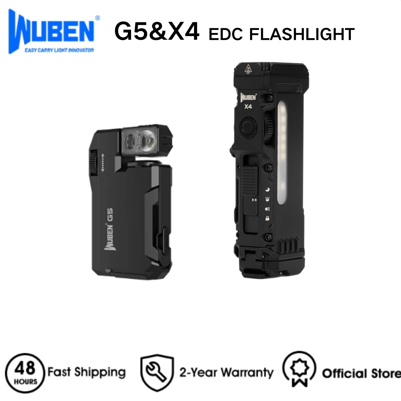 WUBEN X4 & G5 EDC Flashlight B – Edc Carry Flashlight Bewertung und Preis