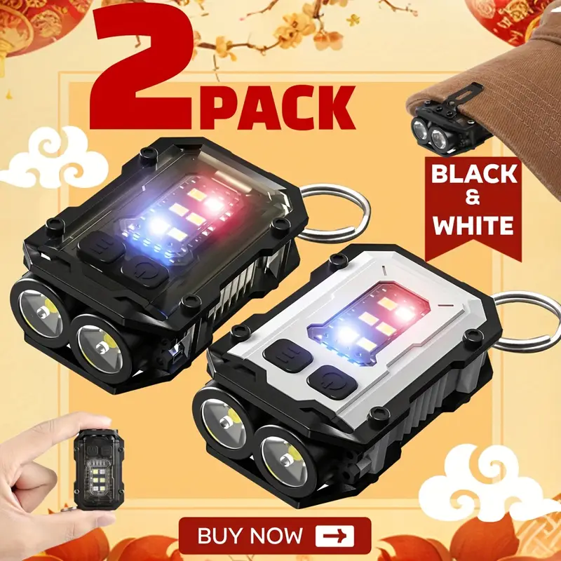 Clip-On Flashlight Rechargeabl – Keychain Flashlight Bewertung und Preis