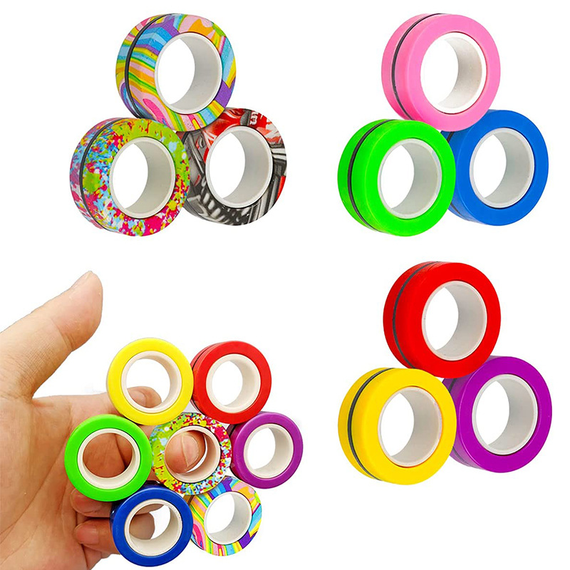 3PCS Fingertip Magnetic Rings  – Fidget Spinner Bearing Bewertung und Preis