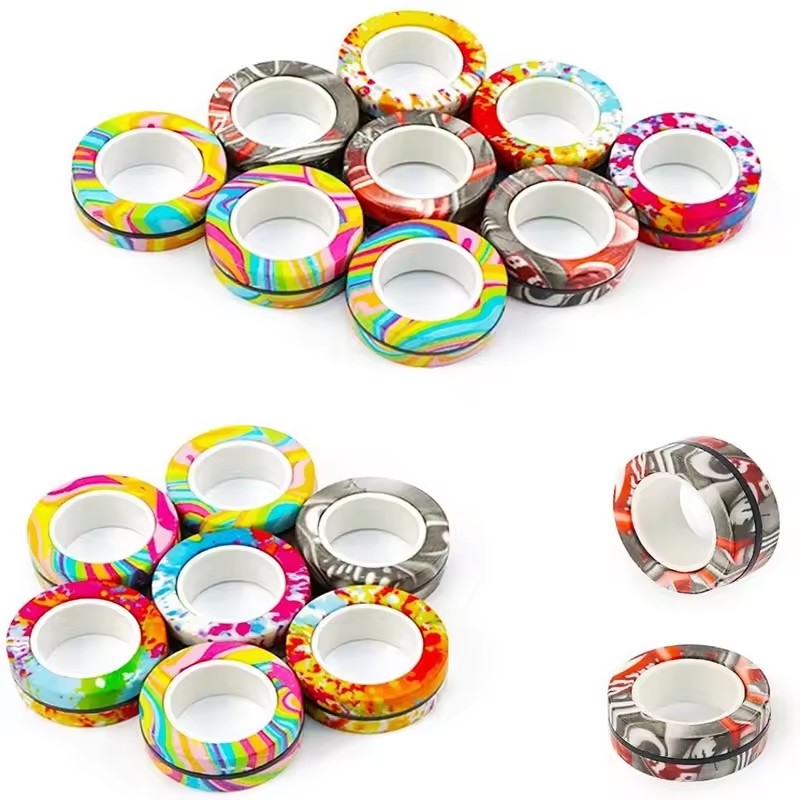 3PCS Fingertip Magnetic Rings  – Fidget Spinner Bearing Bewertung und Preis