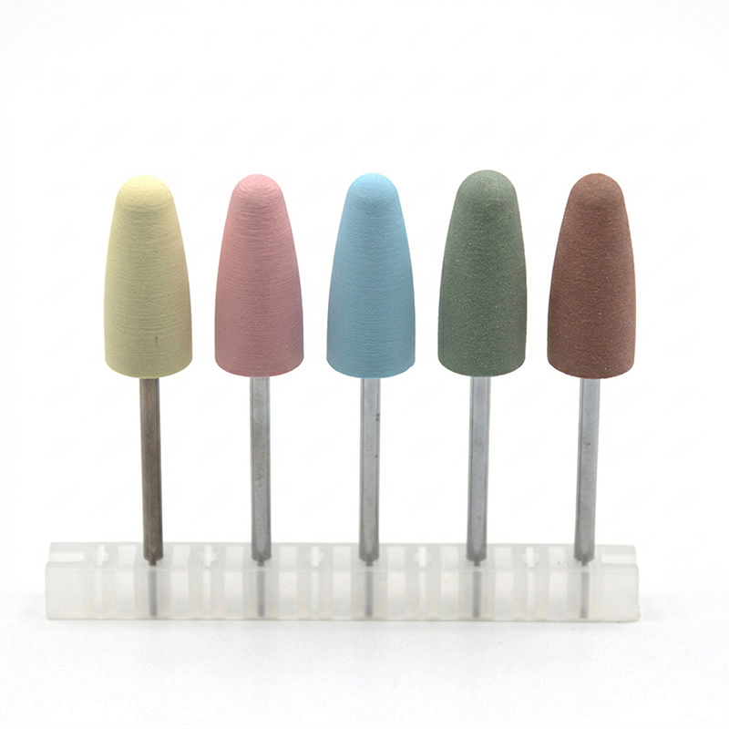 5Pcs/Set Silicone Nail Drill B – Nail File Titanium Bewertung und Preis