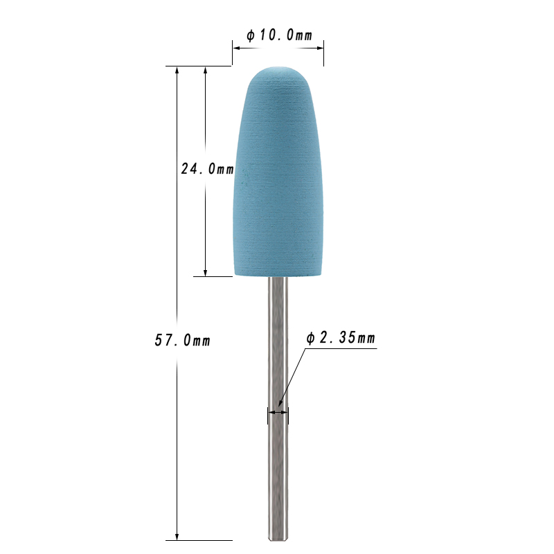 5Pcs/Set Silicone Nail Drill B – Nail File Titanium Bewertung und Preis