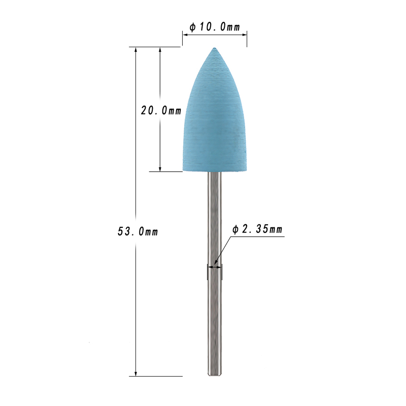 5Pcs/Set Silicone Nail Drill B – Nail File Titanium Bewertung und Preis