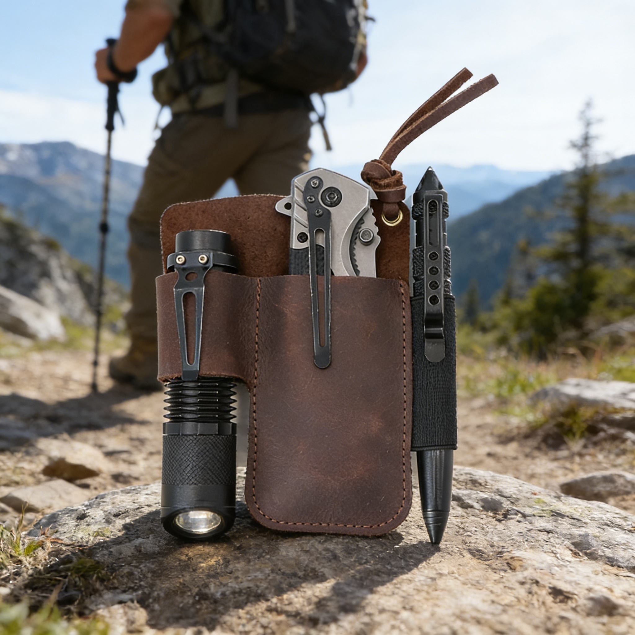 EDC Leather Flashlight Tool Ho – Edc Carry Box Bewertung und Preis