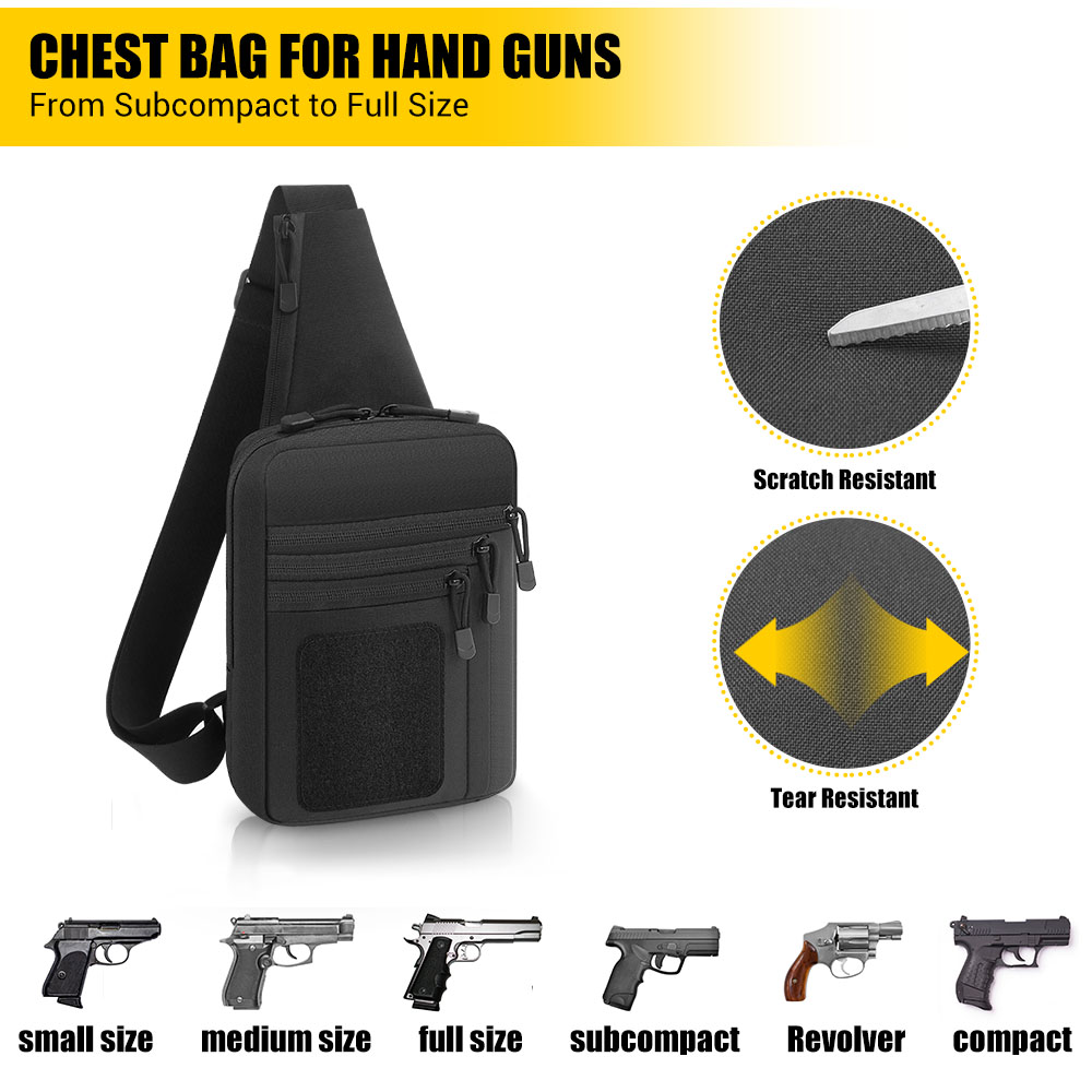 Tactical Pistol Gun Bag Concea – Edc Carry Gun Bewertung und Preis