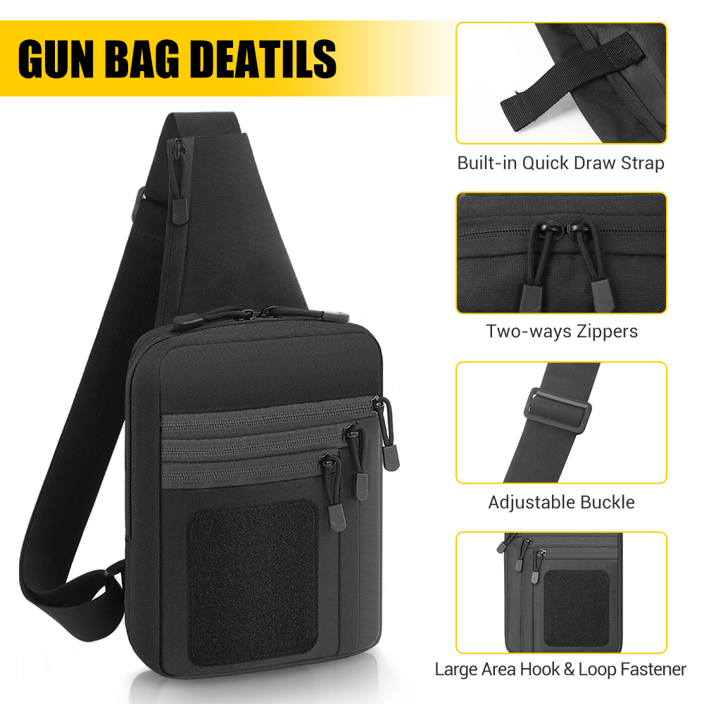 Tactical Pistol Gun Bag Concea – Edc Carry Gun Bewertung und Preis