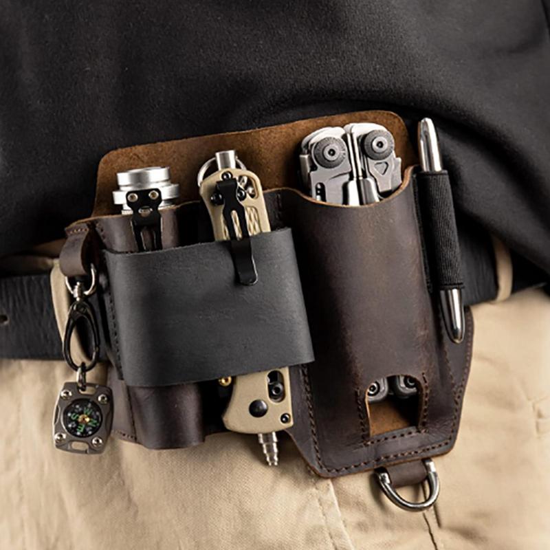 Men Leather EDCs Organizer She – Edc Carry Flashlight Bewertung und Preis