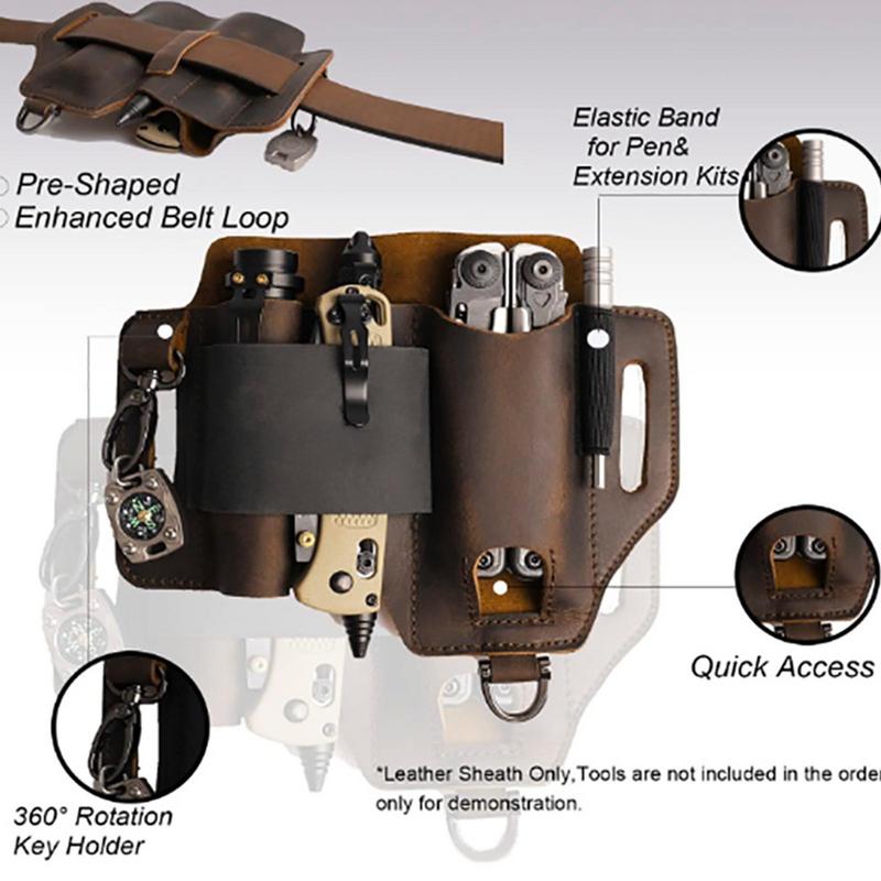 Men Leather EDCs Organizer She – Edc Carry Flashlight Bewertung und Preis
