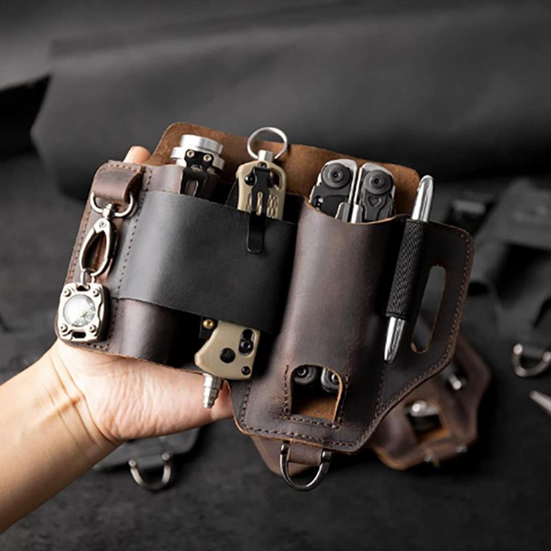 Men Leather EDCs Organizer She – Edc Carry Flashlight Bewertung und Preis