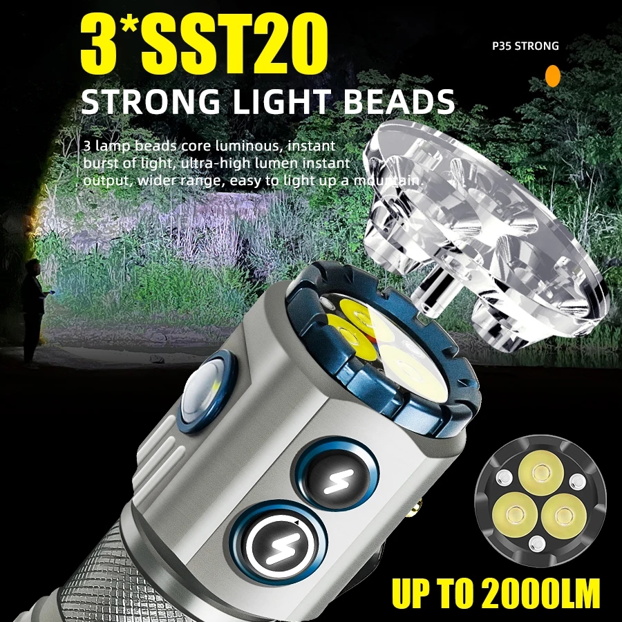 Powerful 2000LM EDC Flashlight – Edc Carry Flashlight Bewertung und Preis