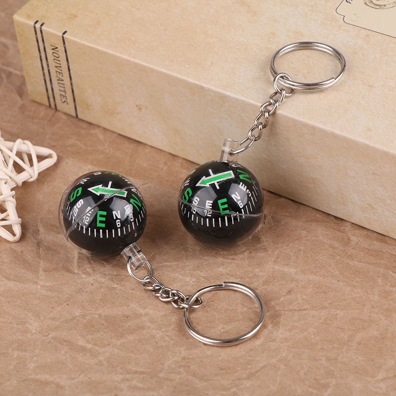 2 Pcs Portable Lightweight Eme – Compass Keychain Mini Bewertung und Preis