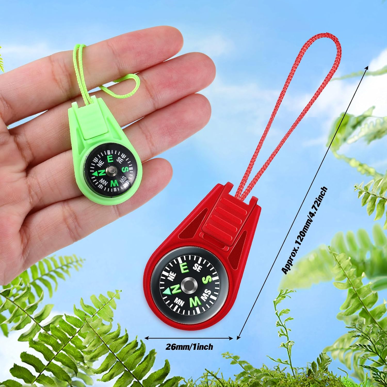25 Pack Mini Compass for Kids, – Compass Keychain Mini Bewertung und Preis