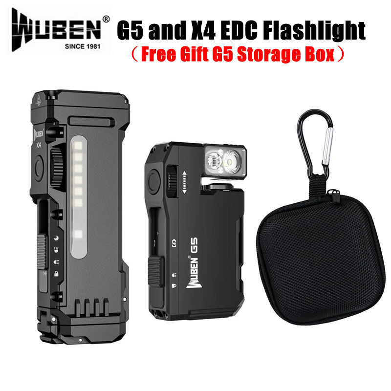 WUBEN G5 & X4 EDC Flashlight R – Edc Carry Flashlight Bewertung und Preis