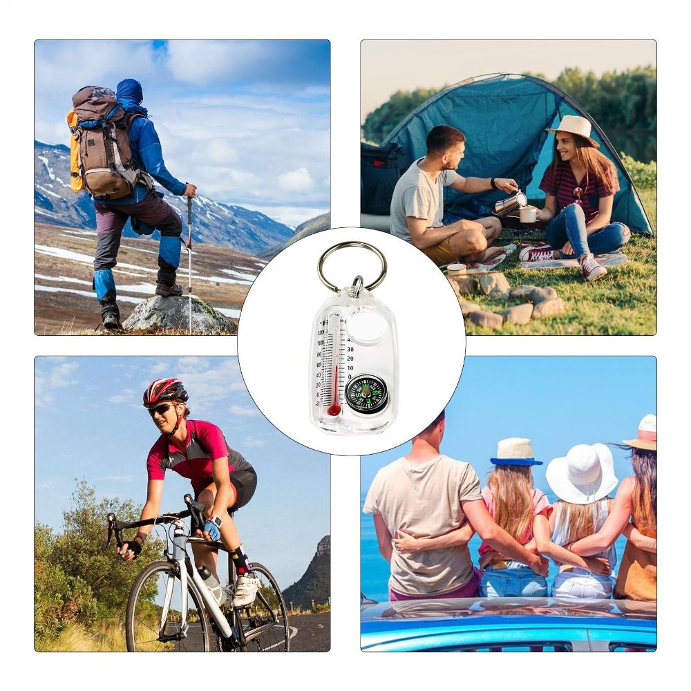 Portable 3-in-1 Function Mini  – Compass Keychain Mini Bewertung und Preis
