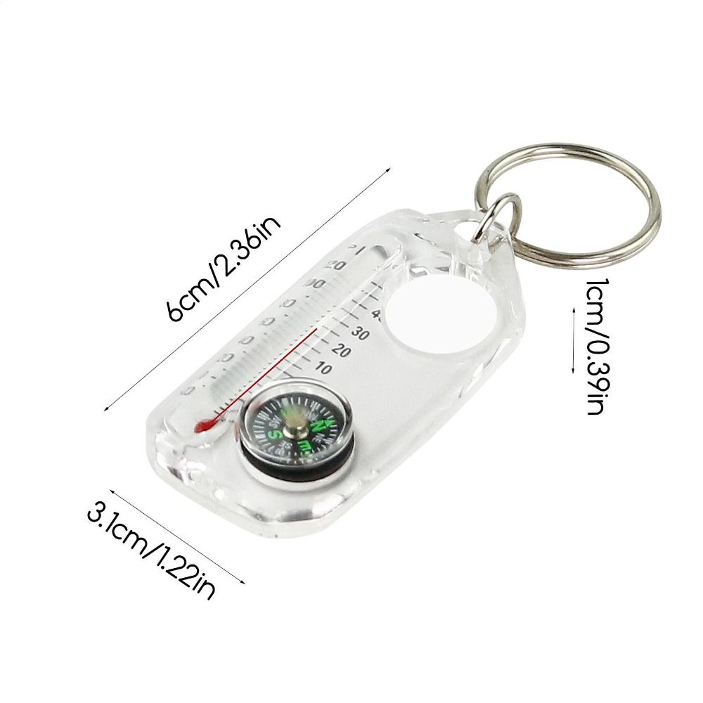 Portable 3-in-1 Function Mini  – Compass Keychain Mini Bewertung und Preis