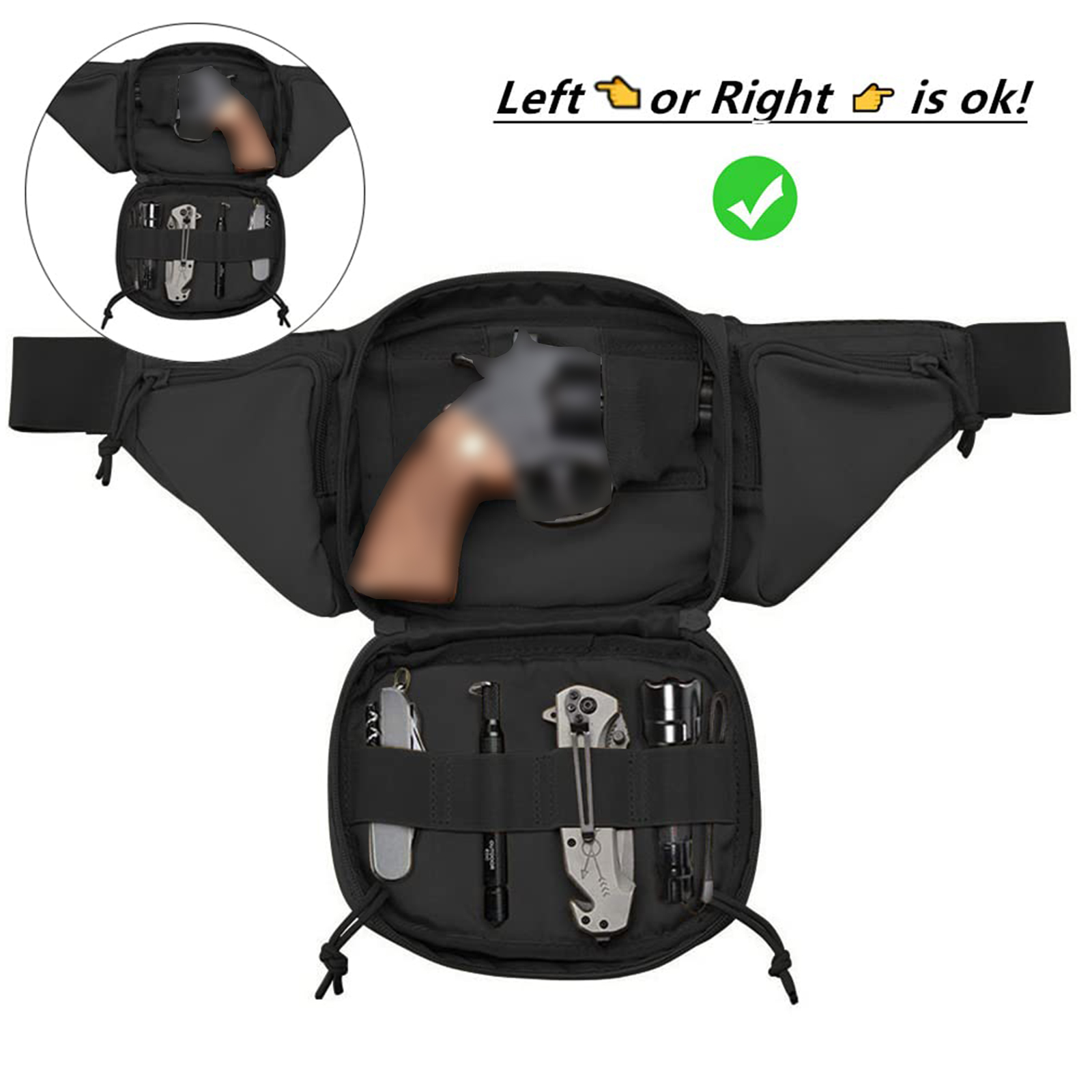 Tactical Fanny Pack Gun Holste – Edc Carry Gun Bewertung und Preis