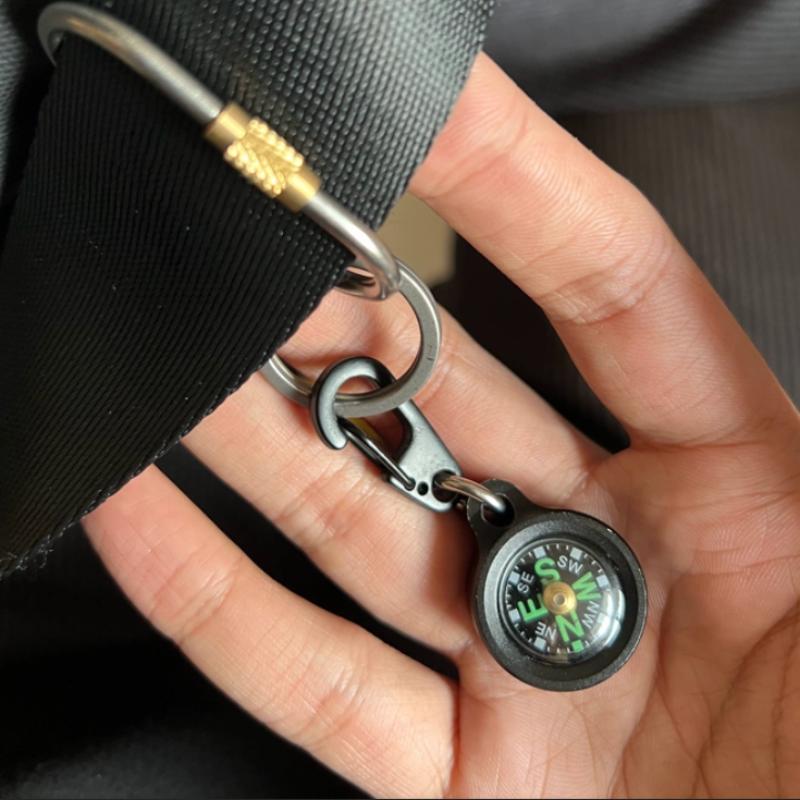 Mini Aluminum Alloy Compass Ke – Compass Keychain Mini Bewertung und Preis