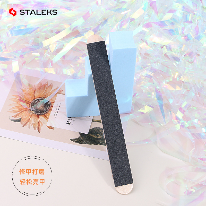 Staleks Wooden Stick Board Nai – Nail File Titanium Bewertung und Preis