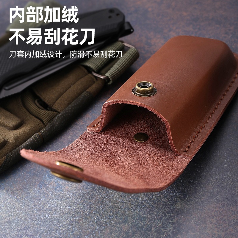 Genuine Leather Knife Sheath f – Edc Carry Belt Leather Bewertung und Preis