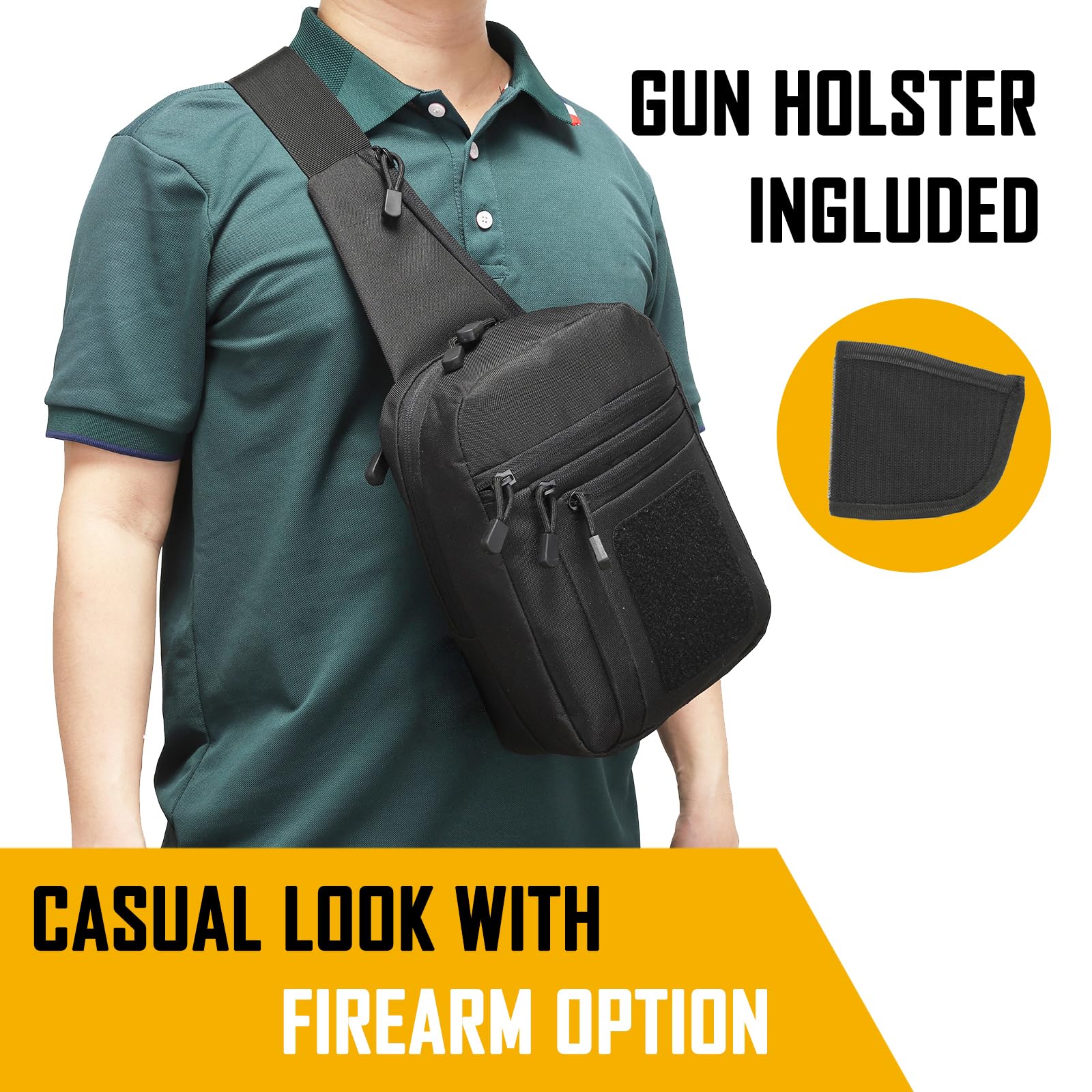 Concealed Carry Crossbody Bag  – Edc Deep Carry Bewertung und Preis