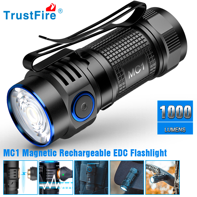 Trustfire MC1 Usb Rechargeable – Edc Carry Flashlight Bewertung und Preis